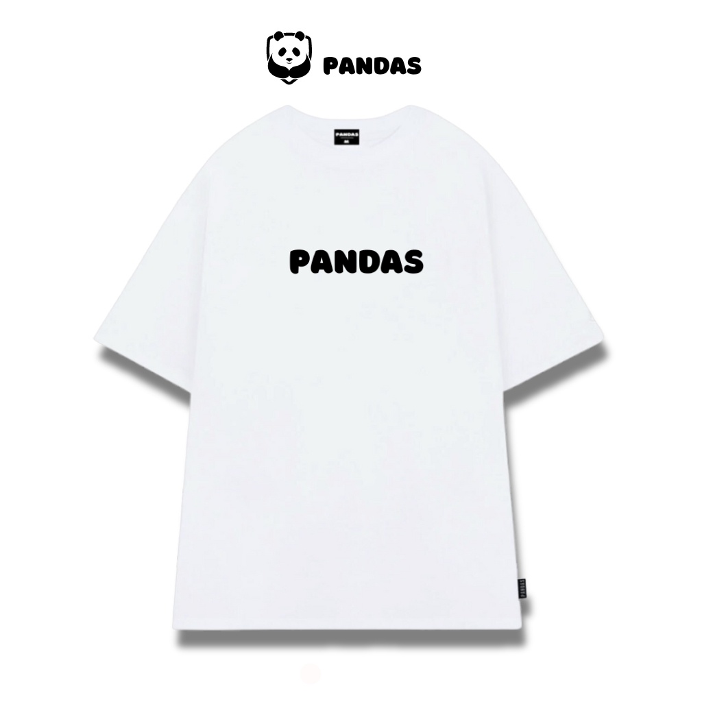 Áo phông form rộng tay lỡ, áo phông unisex in chữ Pandas AT25 sỉ ib | BigBuy360 - bigbuy360.vn