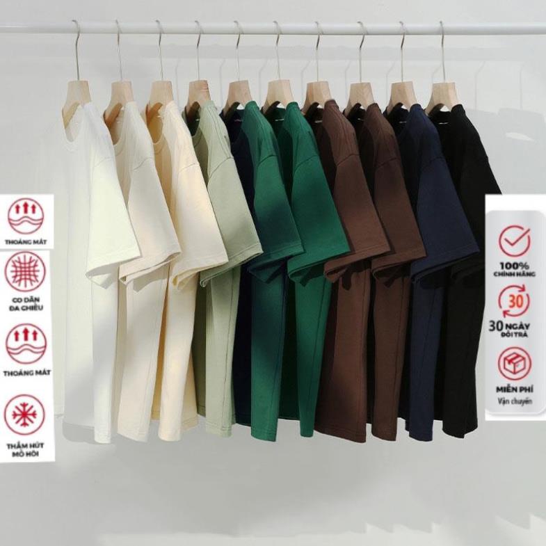 Áo thun form rộng tay lỡ, áo phông unisex form rộng tay lỡ Gimmee AT04 sỉ ib