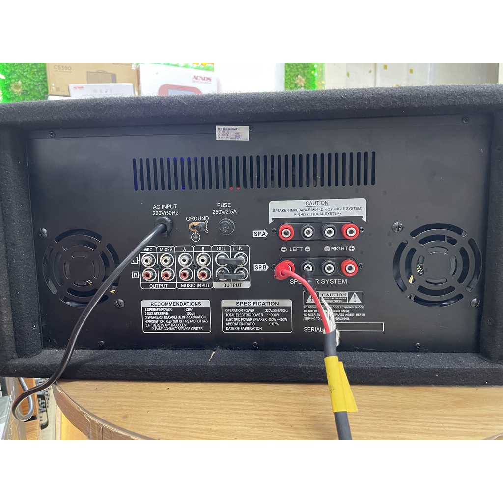 Amply 20 sò hát karaoke hay, công suất mạnh mẽ, cân chỉnh âm thanh hay