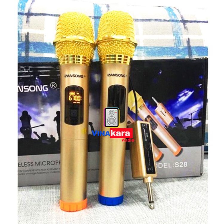 Micro không dây KIWI A1, Micro Zangsong S28 – hát nhẹ, ca hay, bền bỉ, sóng mạnh