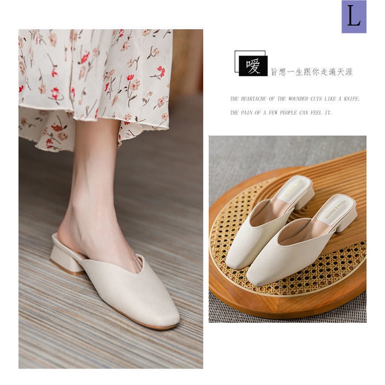 Dép Da Mũi Nhọn Đế Dày Mềm Mại Thời Trang Mùa Hè Cho Nữ