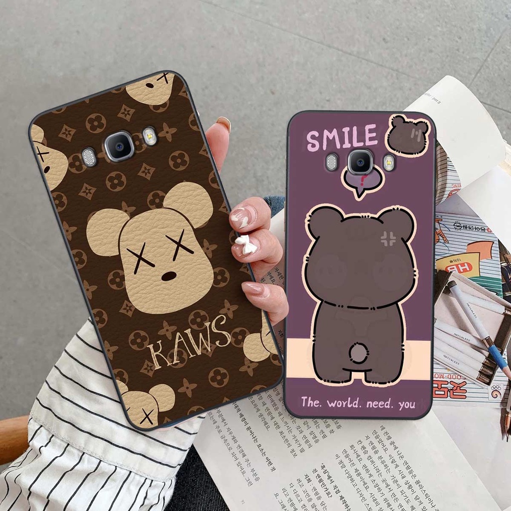 Ốp Samsung J5 / J7 2016 / J510 J710 hình gấu bear yummy, bearbrick kaws thời trang hot hit cute rẻ đẹp
