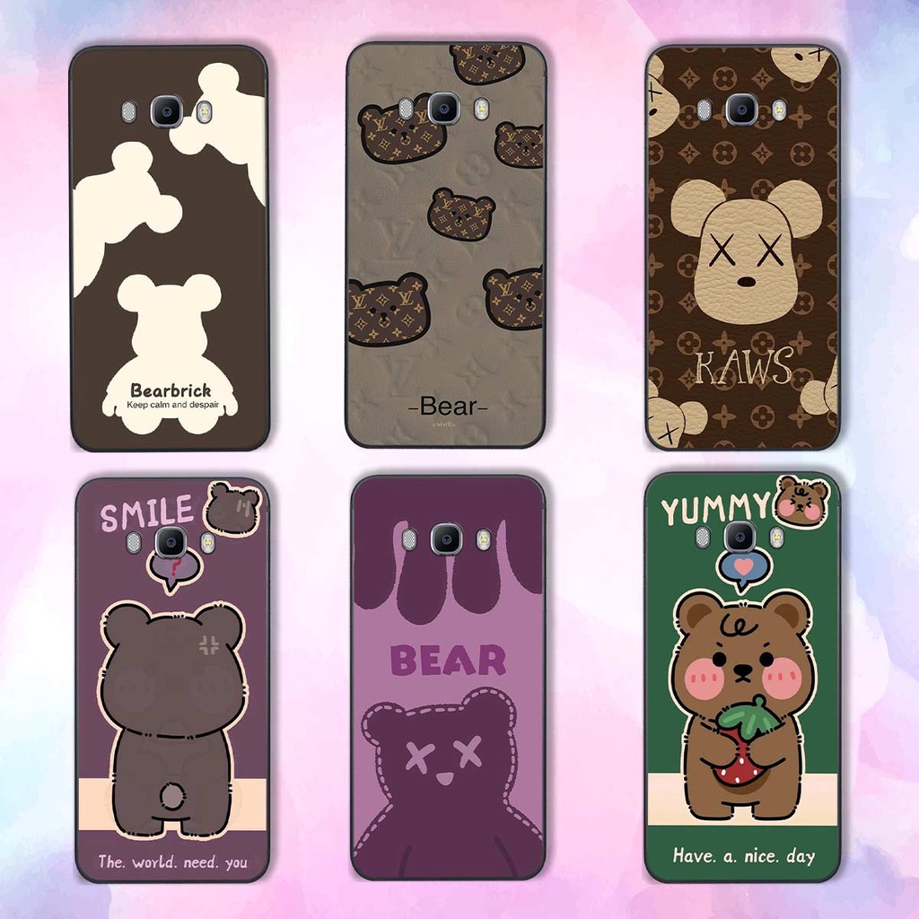Ốp Samsung J5 / J7 2016 / J510 J710 hình gấu bear yummy, bearbrick kaws thời trang hot hit cute rẻ đẹp