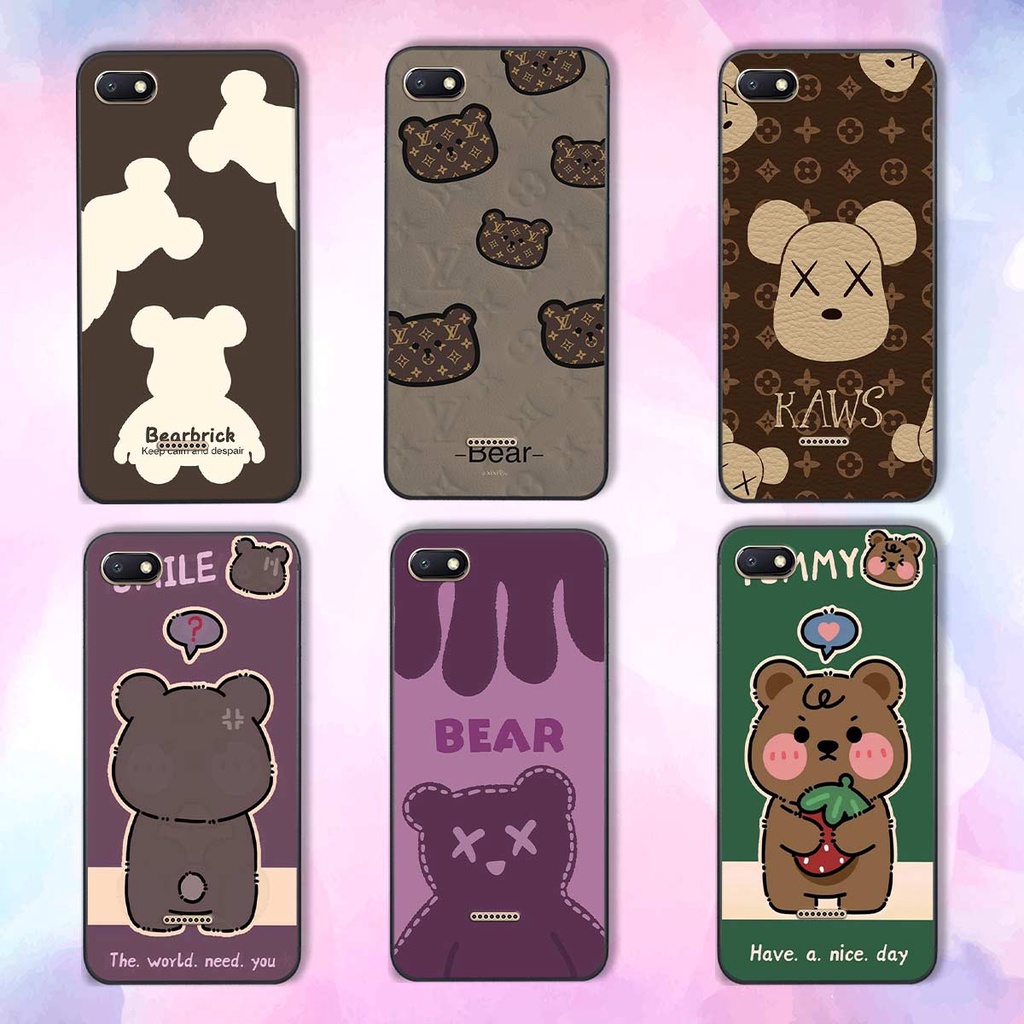 Ốp Xiaomi Redmi 4A / 5A / 6A hình gấu bear yummy, bearbrick kaws thời trang hot hit cute rẻ đẹp