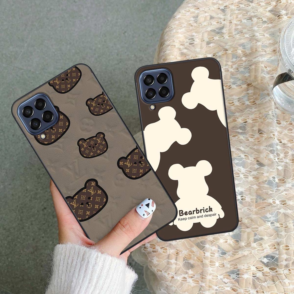 Ốp Samsung M33 - M53 hình gấu bear yummy, bearbrick kaws thời trang hot hit cute rẻ đẹp