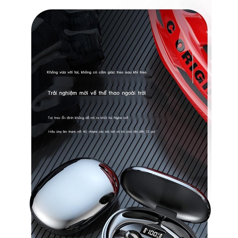 ❇ Tai nghe Bluetooth dẫn truyền xương đa năng Huawei không dây không nhét tai treo tai nam nữ lái xe thể thao m
