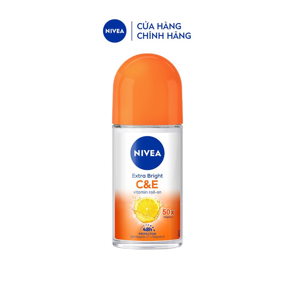 Lăn Ngăn Mùi NIVEA Vitamin C&E Dưỡng Sáng Da | Vitamin C | Vitamin E  - 84186