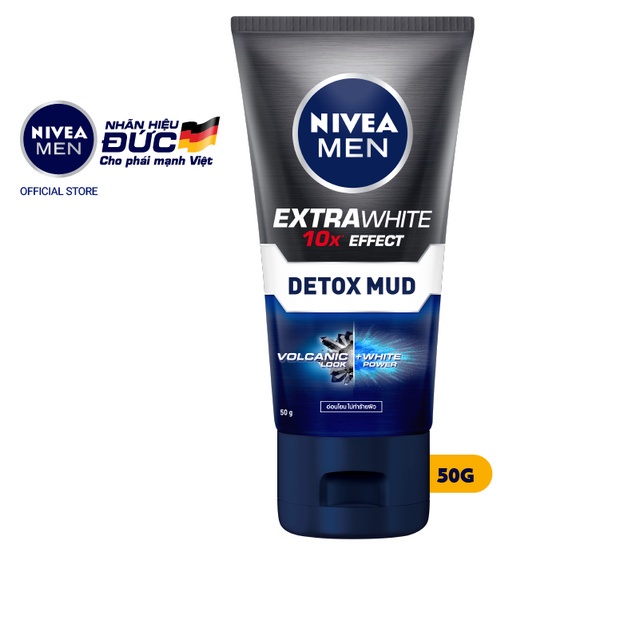 Sữa Rửa Mặt NIVEA MEN Bùn Khoáng Sáng Da | Mờ Thâm Mụn (50 g) - 81779