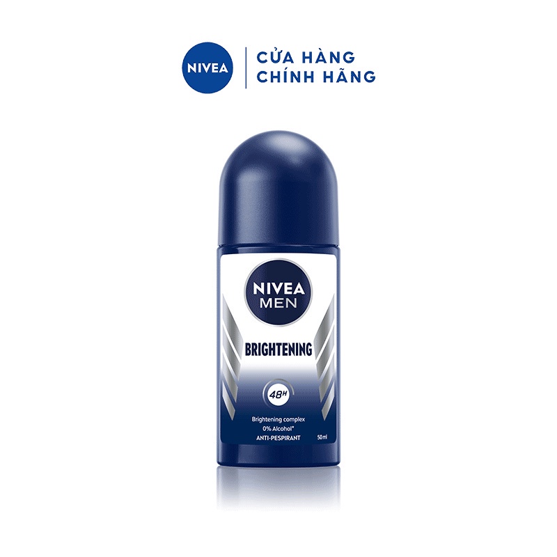 Lăn Ngăn Mùi NIVEA MEN Brightening Sáng Da (50 ml) - 83748