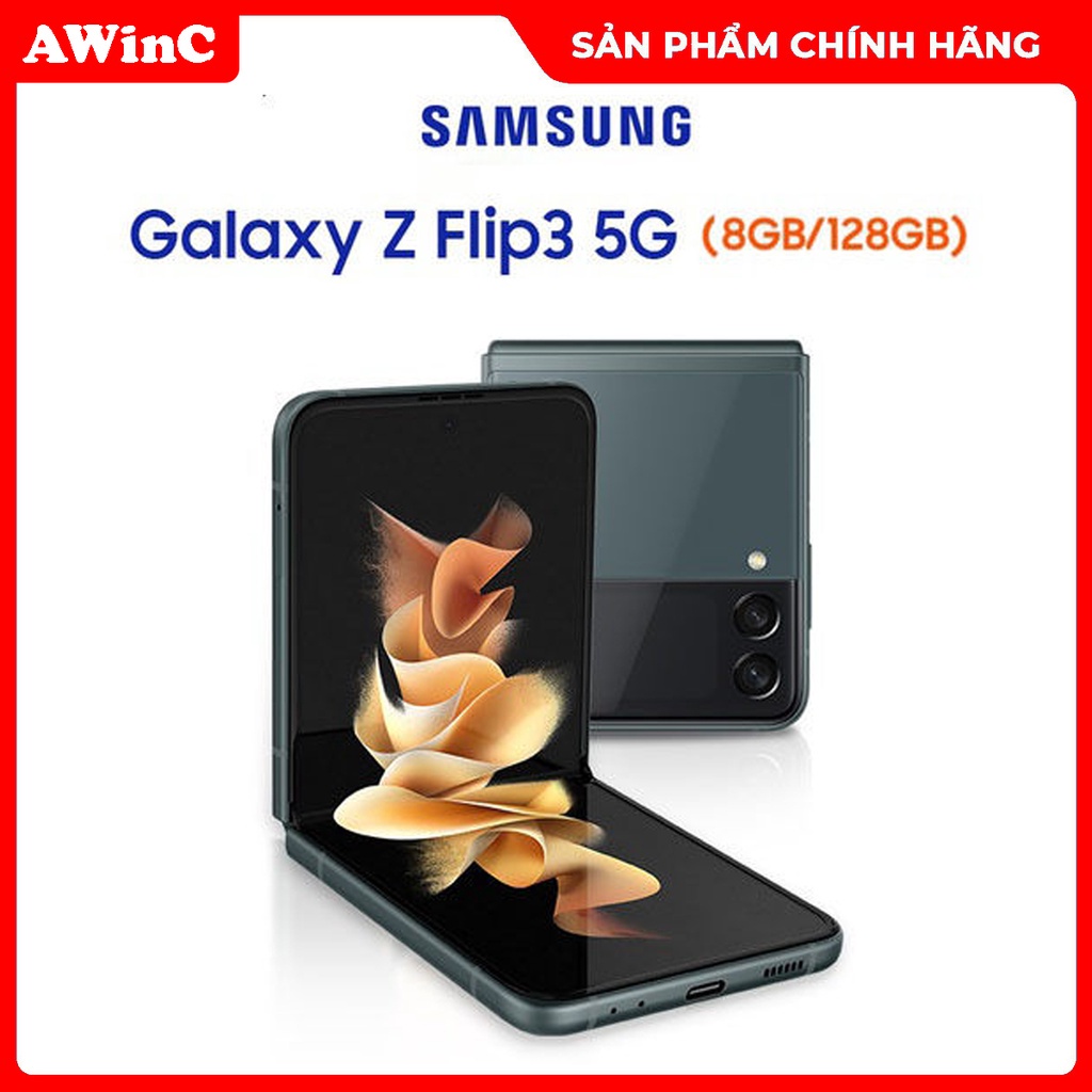 Điện Thoại Samsung Galaxy Z Flip3 5G 128GB - Máy Mới 100% Nguyên Seal FullBox Bảo hành Chính Hãng Lỗi 1 Đổi 1 .