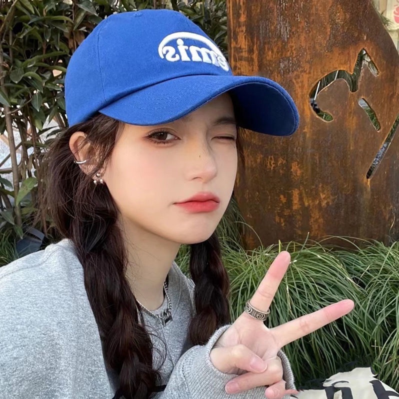 Mũ Lưỡi Trai Chống Nắng Thêu Họa Tiết Phong Cách Hàn Quốc Dễ Phối Đồ Thời Trang Xuân Hè Cho Nữ