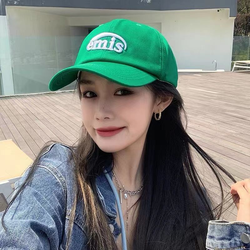 Mũ Lưỡi Trai Chống Nắng Thêu Họa Tiết Phong Cách Hàn Quốc Dễ Phối Đồ Thời Trang Xuân Hè Cho Nữ