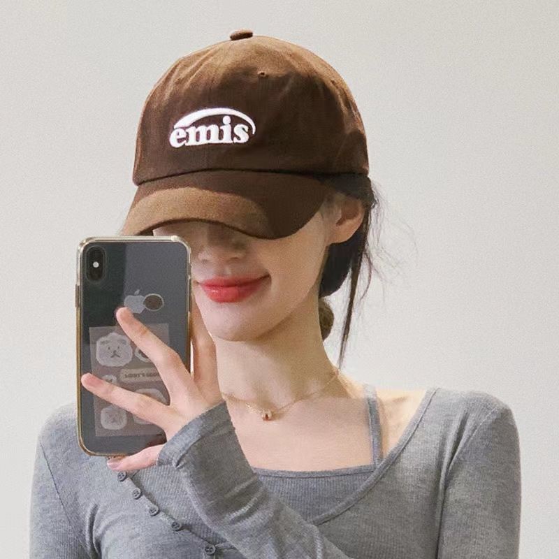 Mũ Lưỡi Trai Chống Nắng Thêu Họa Tiết Phong Cách Hàn Quốc Dễ Phối Đồ Thời Trang Xuân Hè Cho Nữ