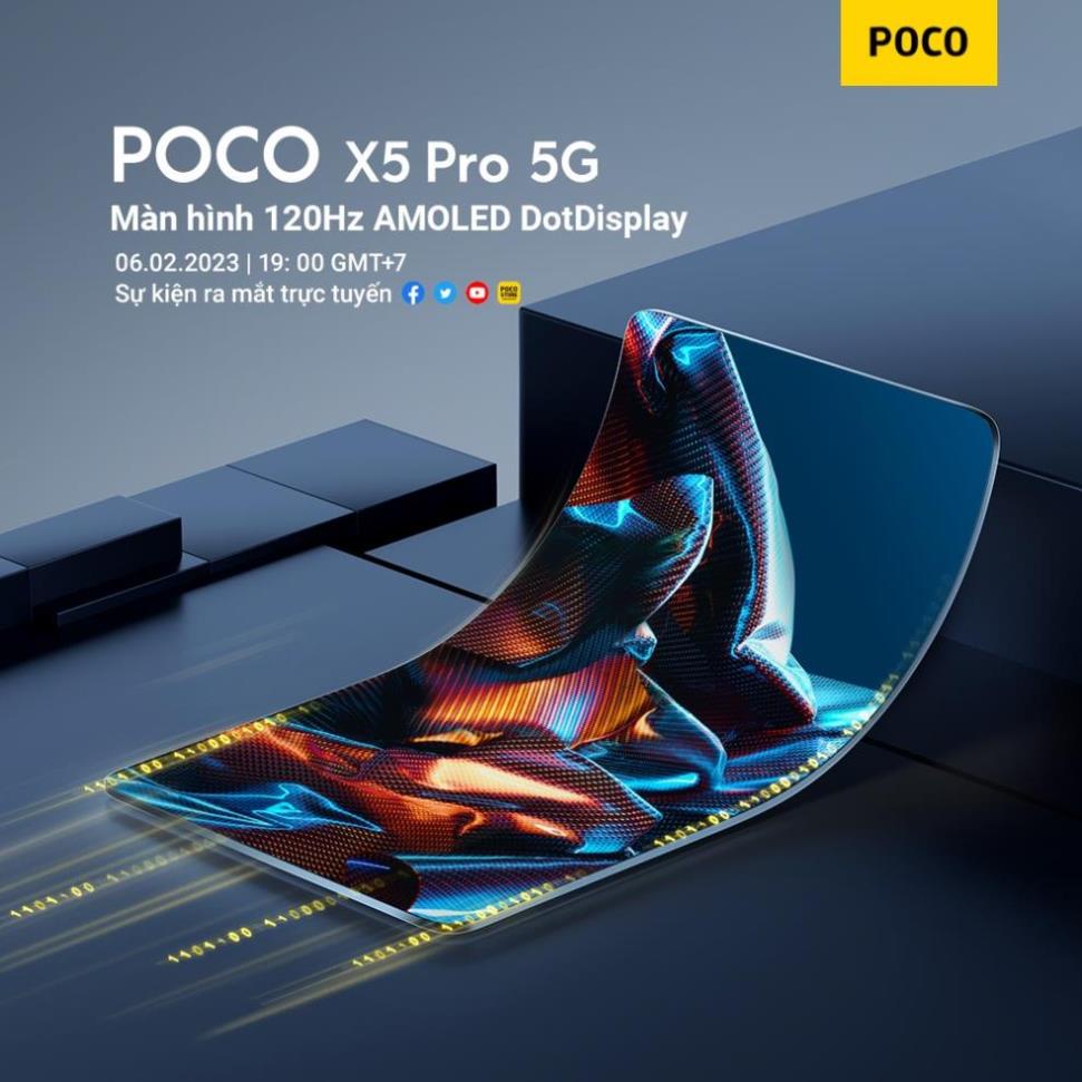 Điện thoại POCO X5 Pro 5G 6+128GB | 8+256GB - Máy Mới 100% Nguyên Seal FullBox Bảo hành Chính Hãng Lỗi 1 Đổi 1 .