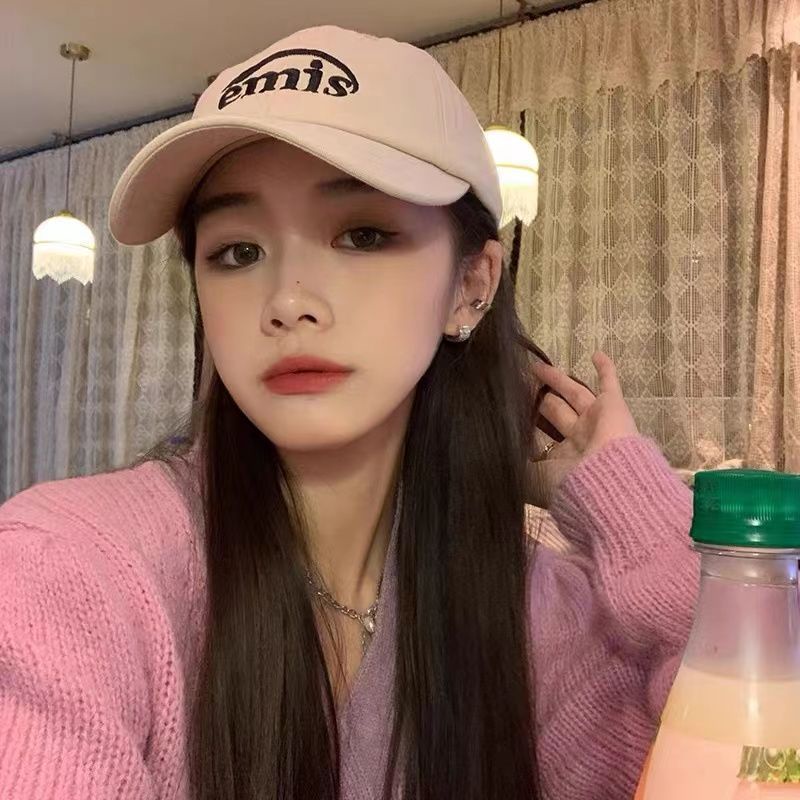 Mũ Lưỡi Trai Chống Nắng Thêu Họa Tiết Phong Cách Hàn Quốc Dễ Phối Đồ Thời Trang Xuân Hè Cho Nữ