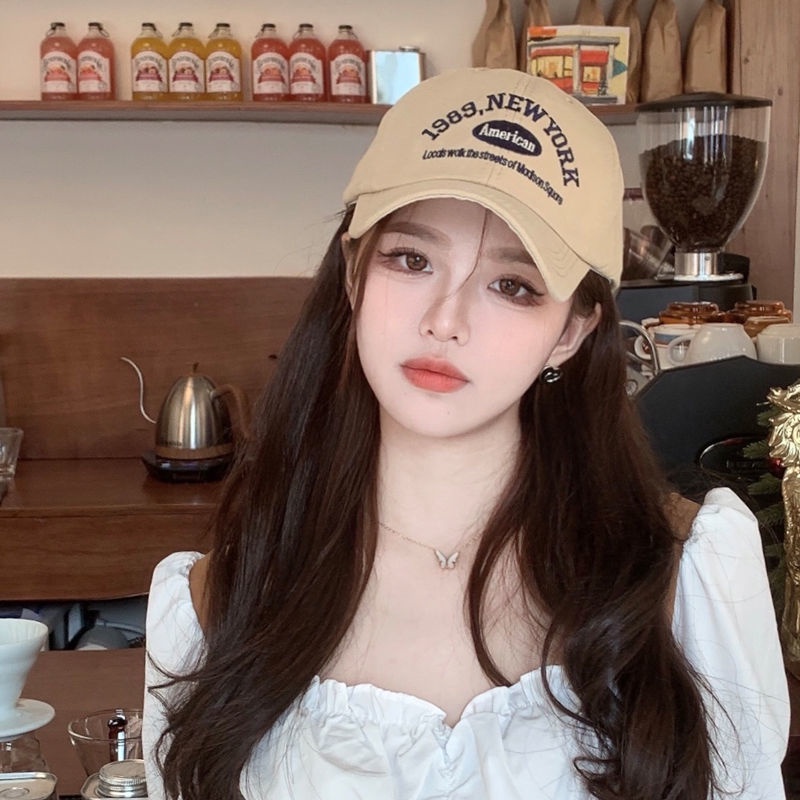 Mũ Lưỡi Trai Chống Nắng Thiết Kế Đơn Giản Dễ Phối Đồ Hợp Thời Trang Xuân Hè Cho Nữ