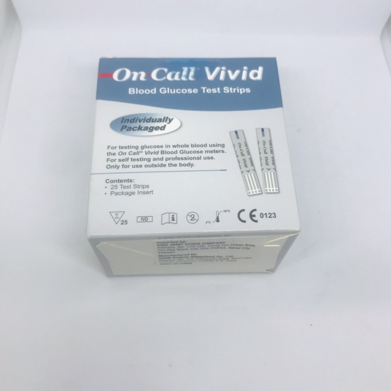 Que thử đường huyết Oncall Vivid
