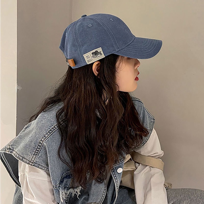 Mũ Lưỡi Trai Màu Sắc Đơn Giản Dễ Phối Đồ Thời Trang Xuân Hè Phong Cách Nhật Bản Cho Nữ