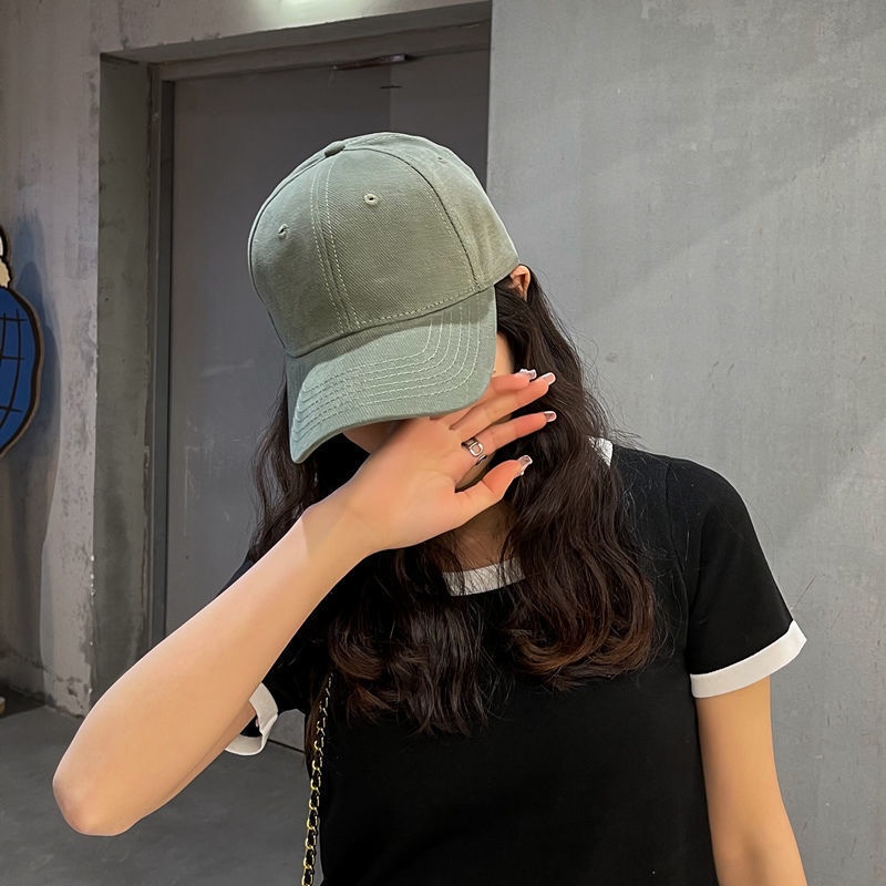 Mũ Lưỡi Trai Màu Sắc Đơn Giản Dễ Phối Đồ Thời Trang Xuân Hè Phong Cách Nhật Bản Cho Nữ