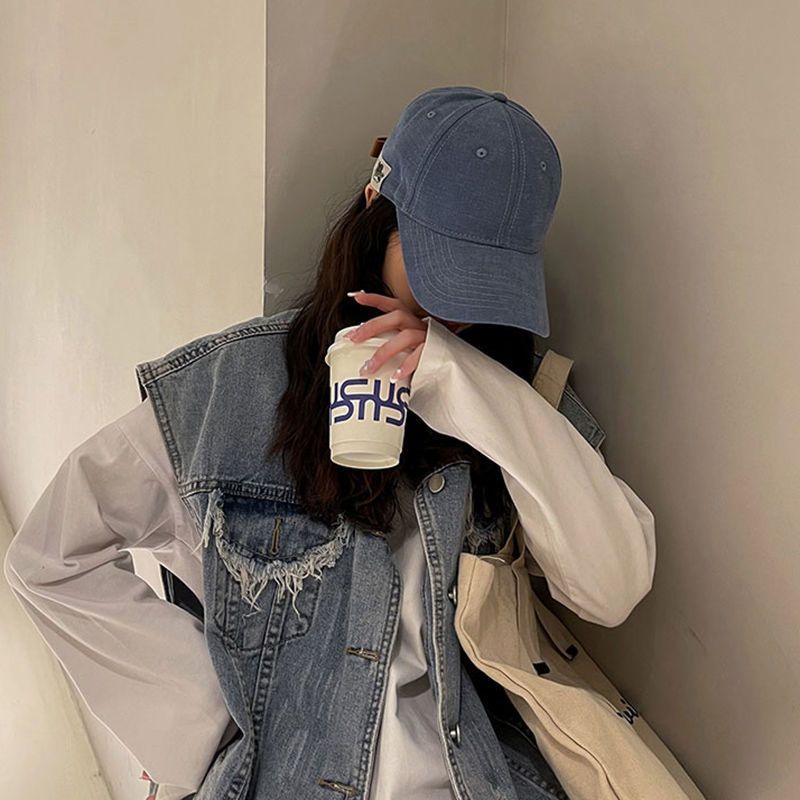 Mũ Lưỡi Trai Màu Sắc Đơn Giản Dễ Phối Đồ Thời Trang Xuân Hè Phong Cách Nhật Bản Cho Nữ