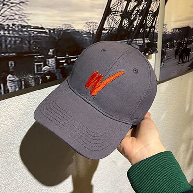 Mũ Lưỡi Trai Mềm Thêu Chữ W Phong Cách Đường Phố Hàn Quốc