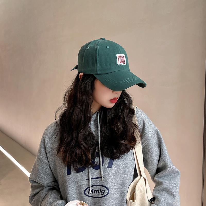 Mũ Lưỡi Trai Thêu Chữ Phong Cách Hàn Quốc Cá Tính Cho Nữ