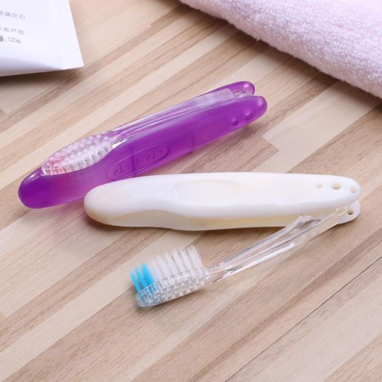 Bàn chải đánh răng lông mềm có thể gấp gọn tiện dụng