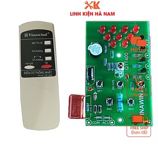 Bộ điều khiển Quạt từ xa và Mạch Quạt Treo Tường Vinawind