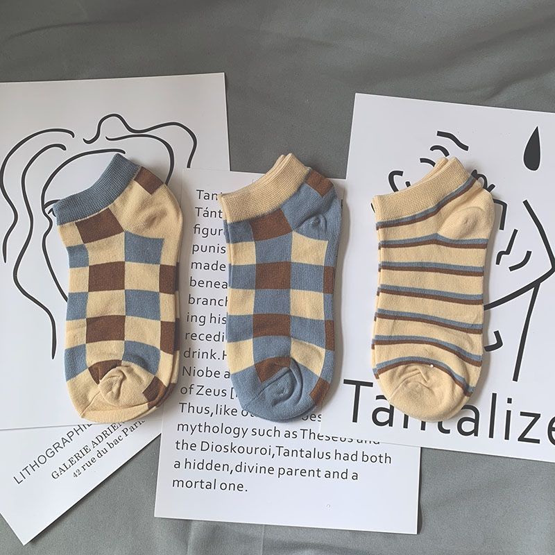 Vớ Thuyền Mỏng Kẻ Sọc Phong Cách Anh Quốc Thời Trang Mùa Hè Cho Nữ