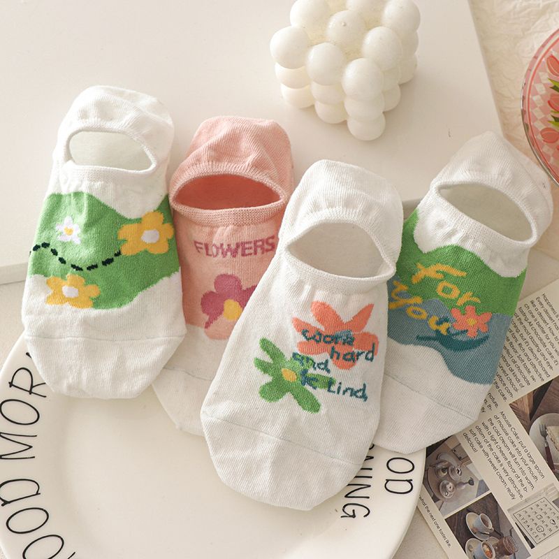 Vớ Thuyền Mỏng Vô Hình Miệng Nông Khử Mùi Thoáng Khí Không Dính Cho Nữ