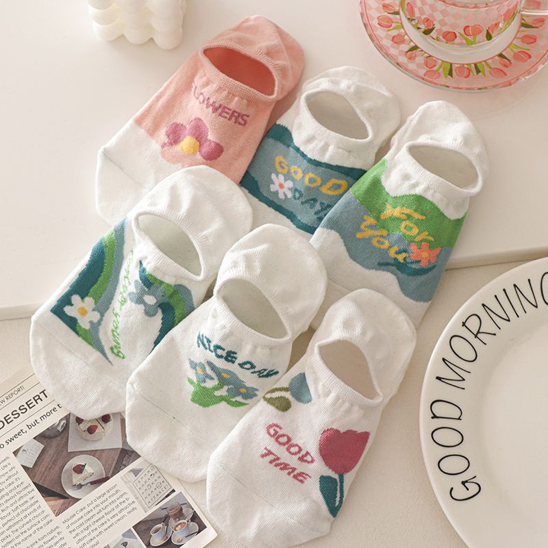 Vớ Thuyền Mỏng Vô Hình Miệng Nông Khử Mùi Thoáng Khí Không Dính Cho Nữ