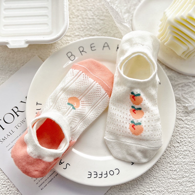 Vớ Lưới Cotton Mỏng Thoáng Khí Thời Trang Mùa Hè Cho Nữ