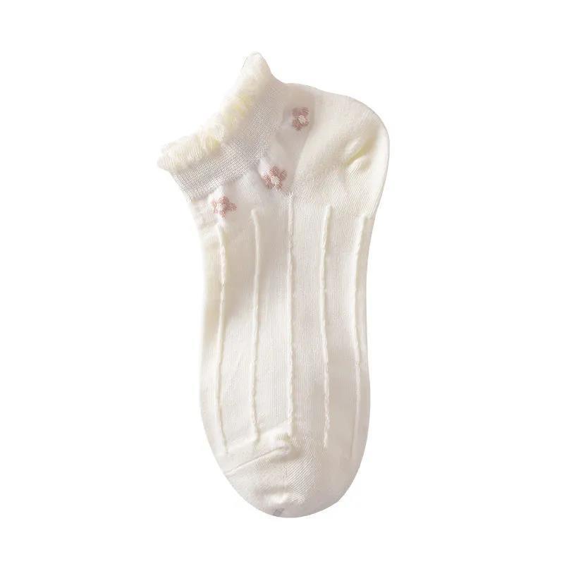 Vớ Thuyền Ngắn Mỏng Nhẹ Màu Sắc Tươi Sáng Thời Trang Mùa Hè Dành Cho Nữ