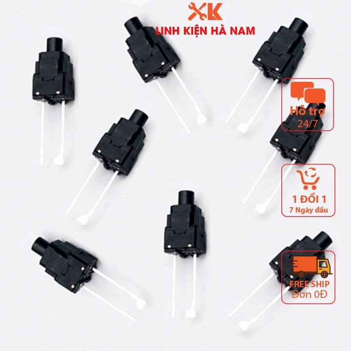 Phím Bấm Máy Giặt, Nút Bấm 2 Chân Chống Nước, Mới Chính Hãng 100%.