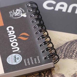 Sổ vẽ chì Canson 1557- 155GSM ( 40 tờ gáy xoắn )