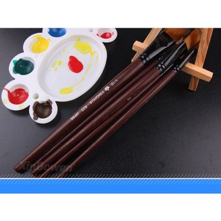 Bộ Cọ Vẽ Màu Nước 6 Cây Đầu Bằng Đa Năng – Cọ Vẽ Acrylic/Gouache/Watercolor