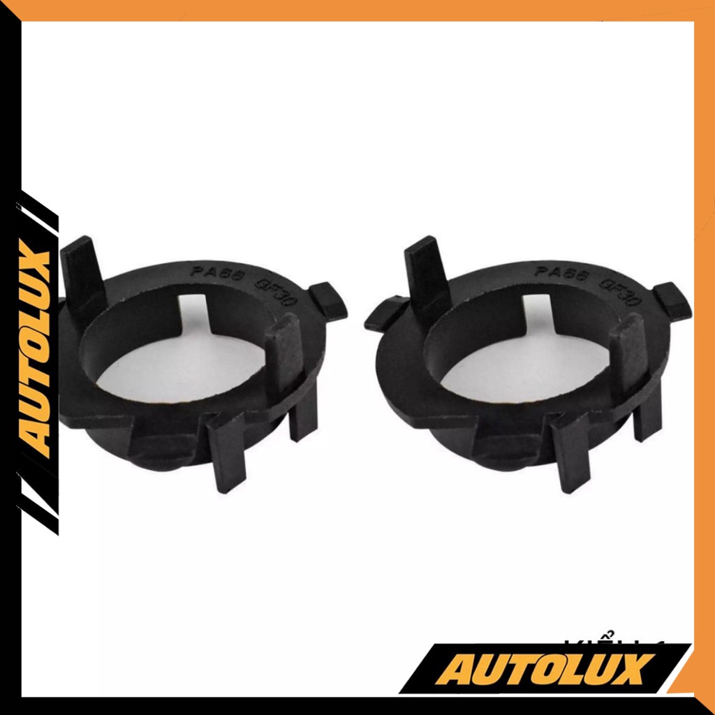 Bộ đổi chân đèn LED chiếu sáng H7 – Chân cài, Adapter cho cụm đèn pha xe Hyundai Nissan Kia - Dây chuyển H1