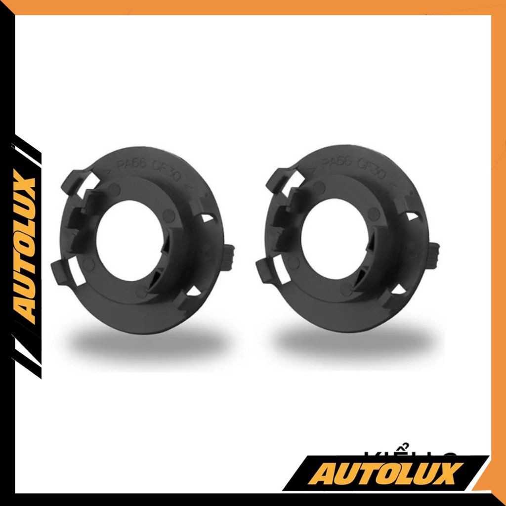 Bộ đổi chân đèn LED chiếu sáng H7 – Chân cài, Adapter cho cụm đèn pha xe Hyundai Nissan Kia - Dây chuyển H1