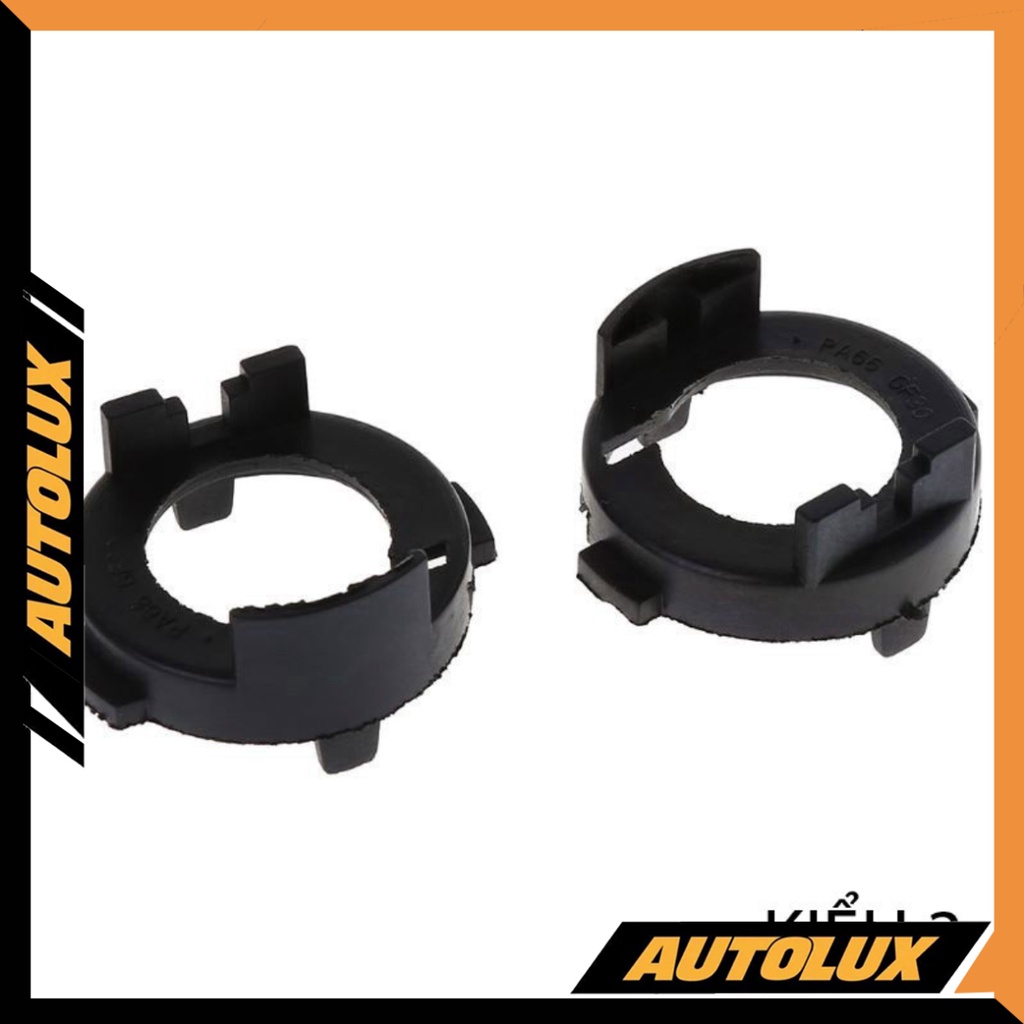 Bộ đổi chân đèn LED chiếu sáng H7 – Chân cài, Adapter cho cụm đèn pha xe Hyundai Nissan Kia - Dây chuyển H1