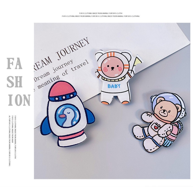 Ghim Cài Áo/Balo  Nhiều Hoạ Tiết Đáng Yêu Dễ Thương