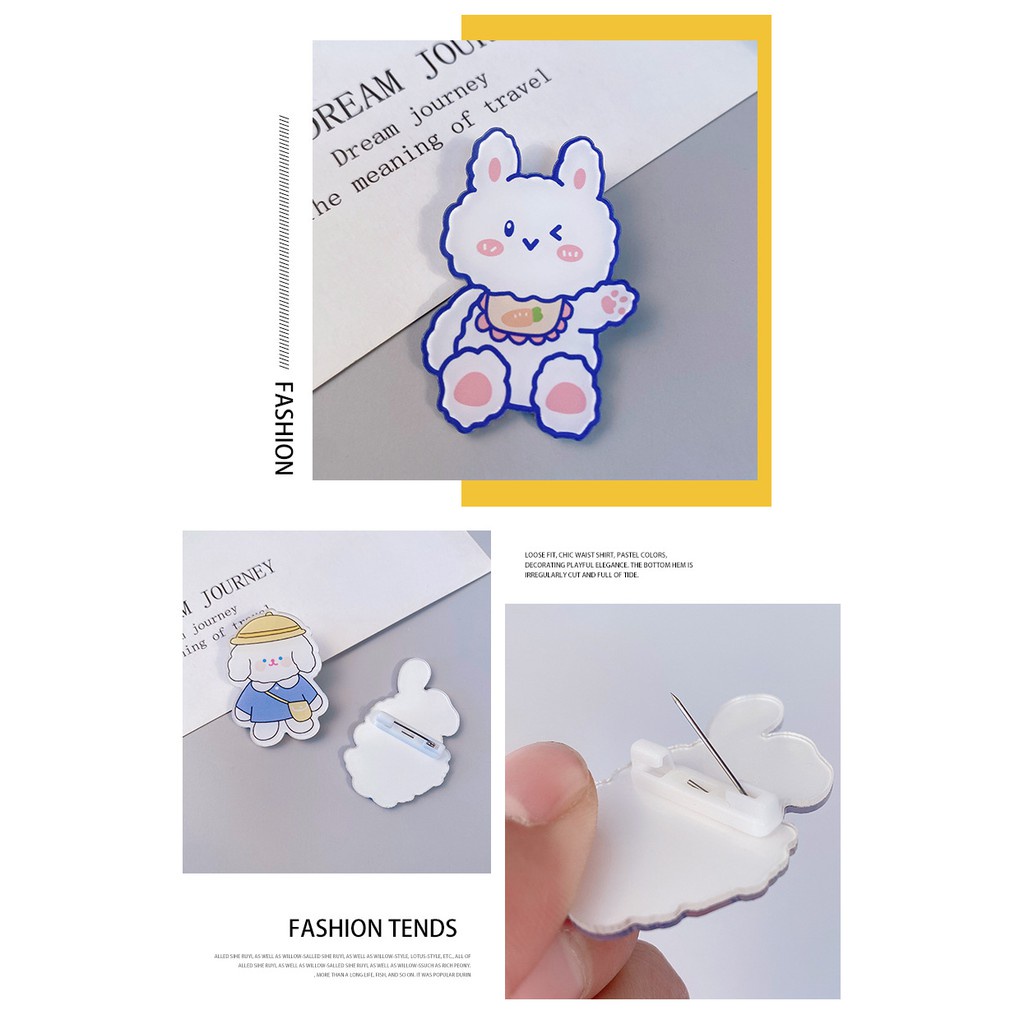 Ghim Cài Áo/Balo  Nhiều Hoạ Tiết Đáng Yêu Dễ Thương