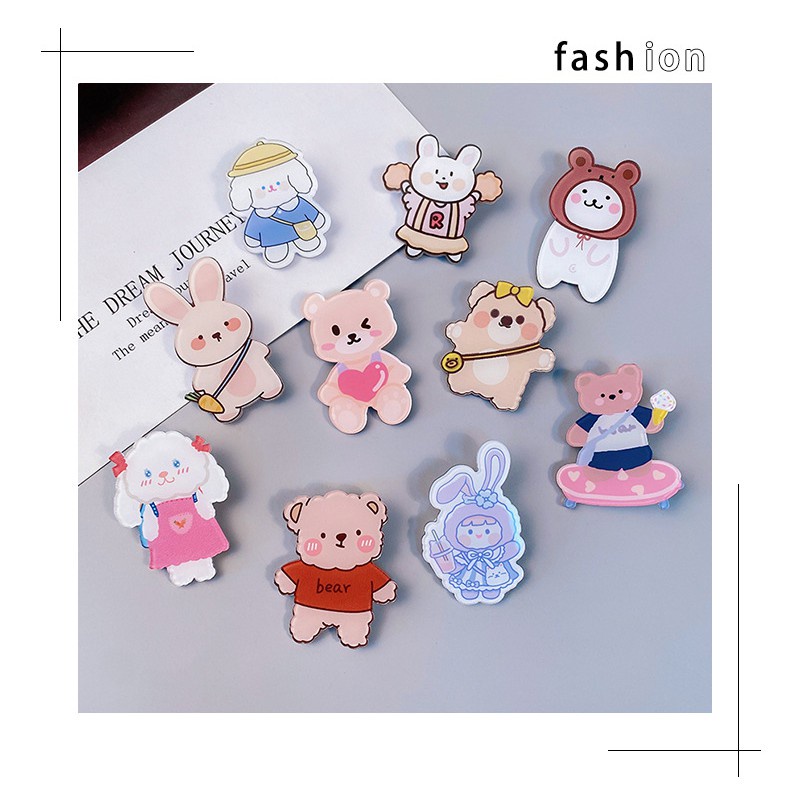 Ghim Cài Áo/Balo  Nhiều Hoạ Tiết Đáng Yêu Dễ Thương