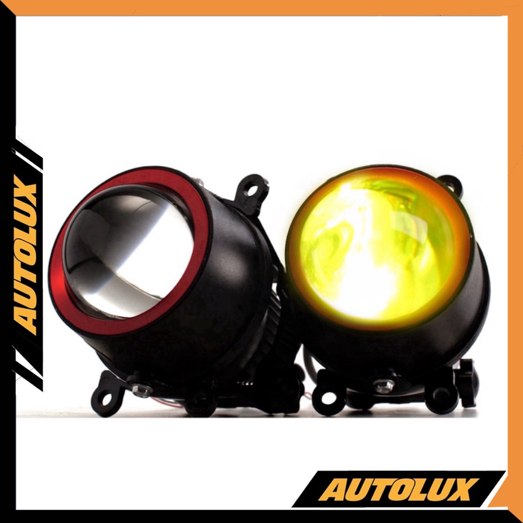 [AUTOLUX] Bộ 2 bóng LED bi gầm 3 inch GPNE F5 năng lượng vàng 3000K