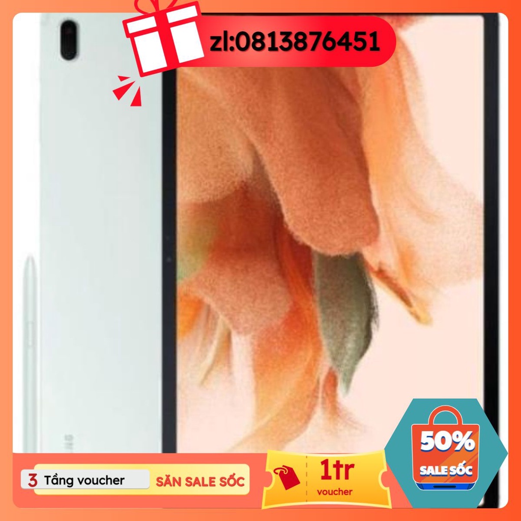 Máy Tính Bảng Samsung Galaxy Tab S7 FE 4G Chính hãng Mới 100% FULLBOX Bảo hành 12 tháng _authentic.New tặng full phụ kiệ