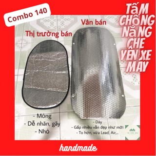 Tấm che nắng chống nóng yên xe máy 140 tấm