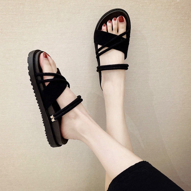 Dép Sandal Đế Dày Thoải Mái Thời Trang Mùa Hè Cho Nữ