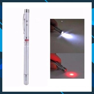 Bút chiếu Laser đỏ trợ giảng thuyết trình 4in1, bút Lazer chỉ bảng, slide powerpoint, bản đồ, bút Laze có đèn và anten