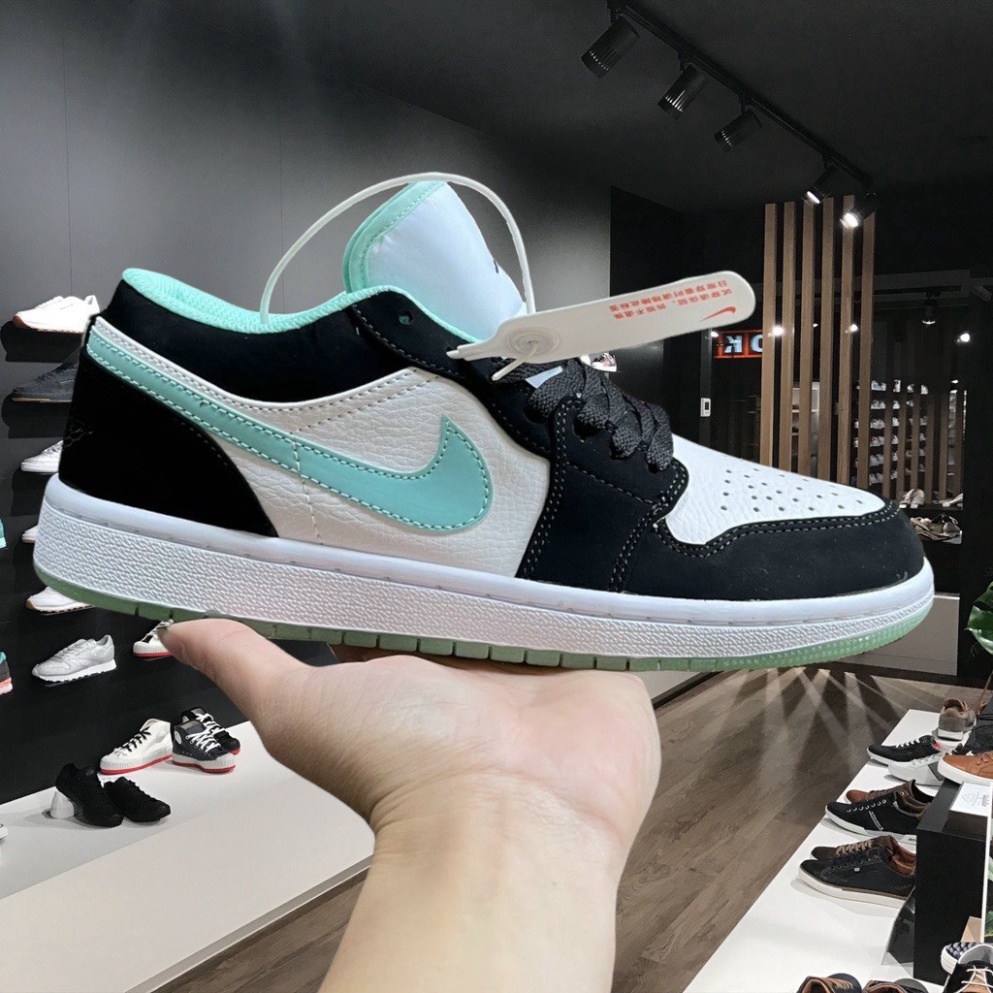 Giày Sneaker JD 𝗷𝗼𝗿𝗱𝗮𝗻 𝟭 𝗽𝗮𝗻𝗱𝗮 Xanh Ngọc Cổ Thấp jd1 nam nữ. | BigBuy360 - bigbuy360.vn