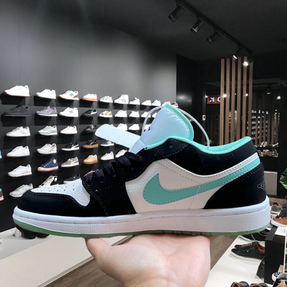 Giày Sneaker JD 𝗷𝗼𝗿𝗱𝗮𝗻 𝟭 𝗽𝗮𝗻𝗱𝗮 Xanh Ngọc Cổ Thấp jd1 nam nữ. | BigBuy360 - bigbuy360.vn