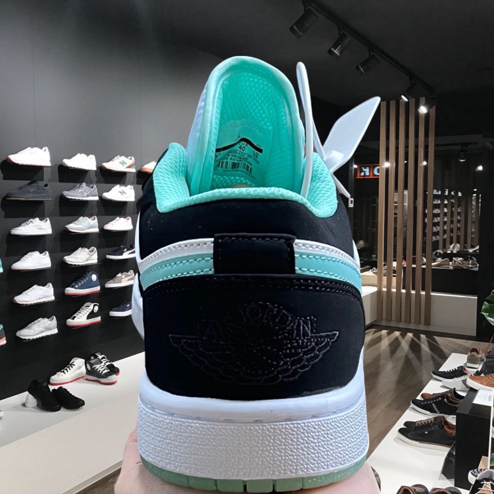 Giày Sneaker JD 𝗷𝗼𝗿𝗱𝗮𝗻 𝟭 𝗽𝗮𝗻𝗱𝗮 Xanh Ngọc Cổ Thấp jd1 nam nữ. | BigBuy360 - bigbuy360.vn